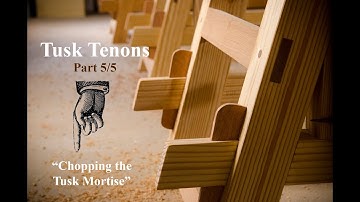 Make a Tusk Tenon Joint with Hand Tools (Part 5/5)