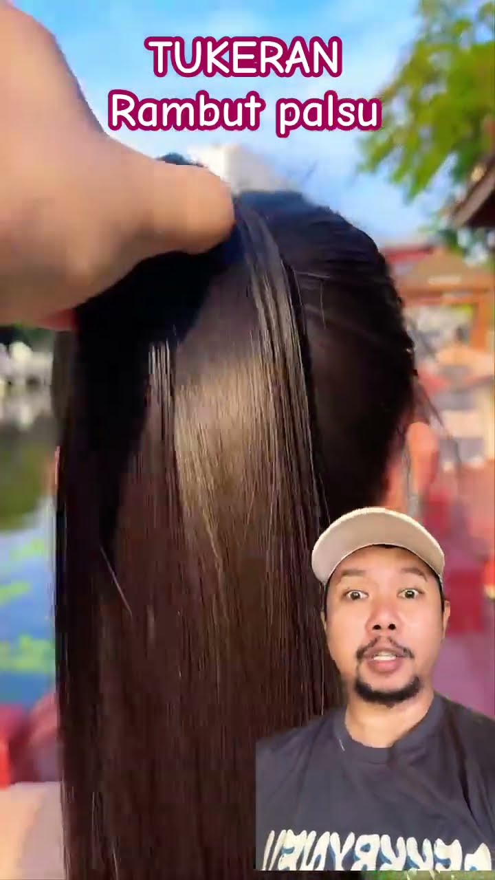 TUKERAN RAMBUT PALSU #shortsfeed #shorts #funny #shortsviral