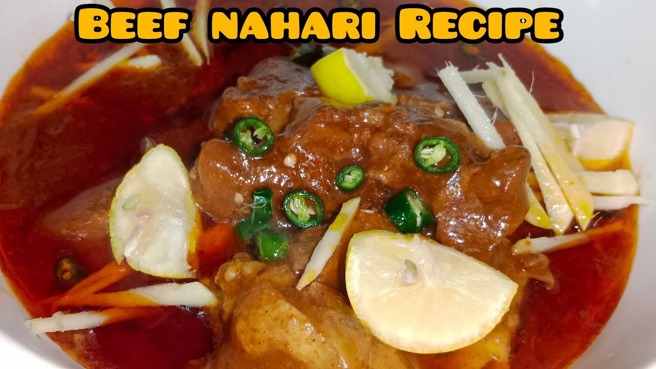 Beef nahari Recipe Dawat special| iftar special | Nahari Recipe|How to make beef nahari 