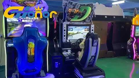 Coin-operated initial D racing arcade game machine