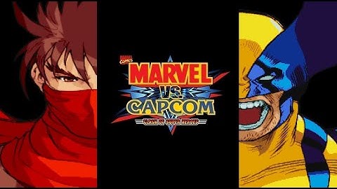 Marvel vs Capcom | Duo Team Attack | Strider Hiryu & Wolverine