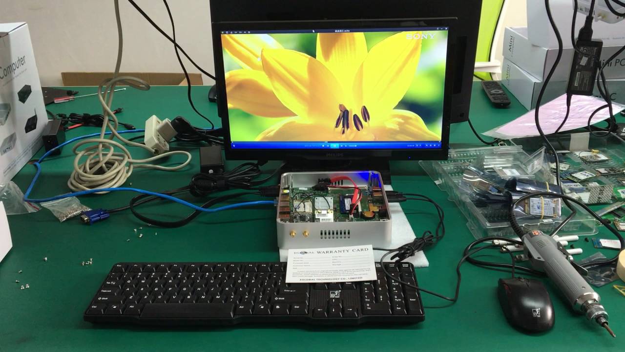 EGLOBAL Industrial Fanless Mini Compudator Core 5257U Testing