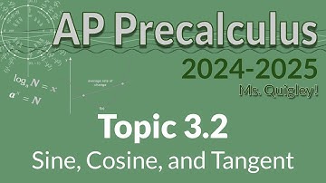 APPC 3.2 Notes Sine, Cosine, and Tangent