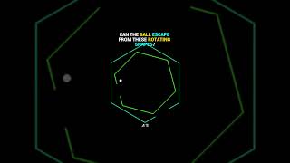 Ball vs geometry - who wins? #satisfying #simulation screenshot 1