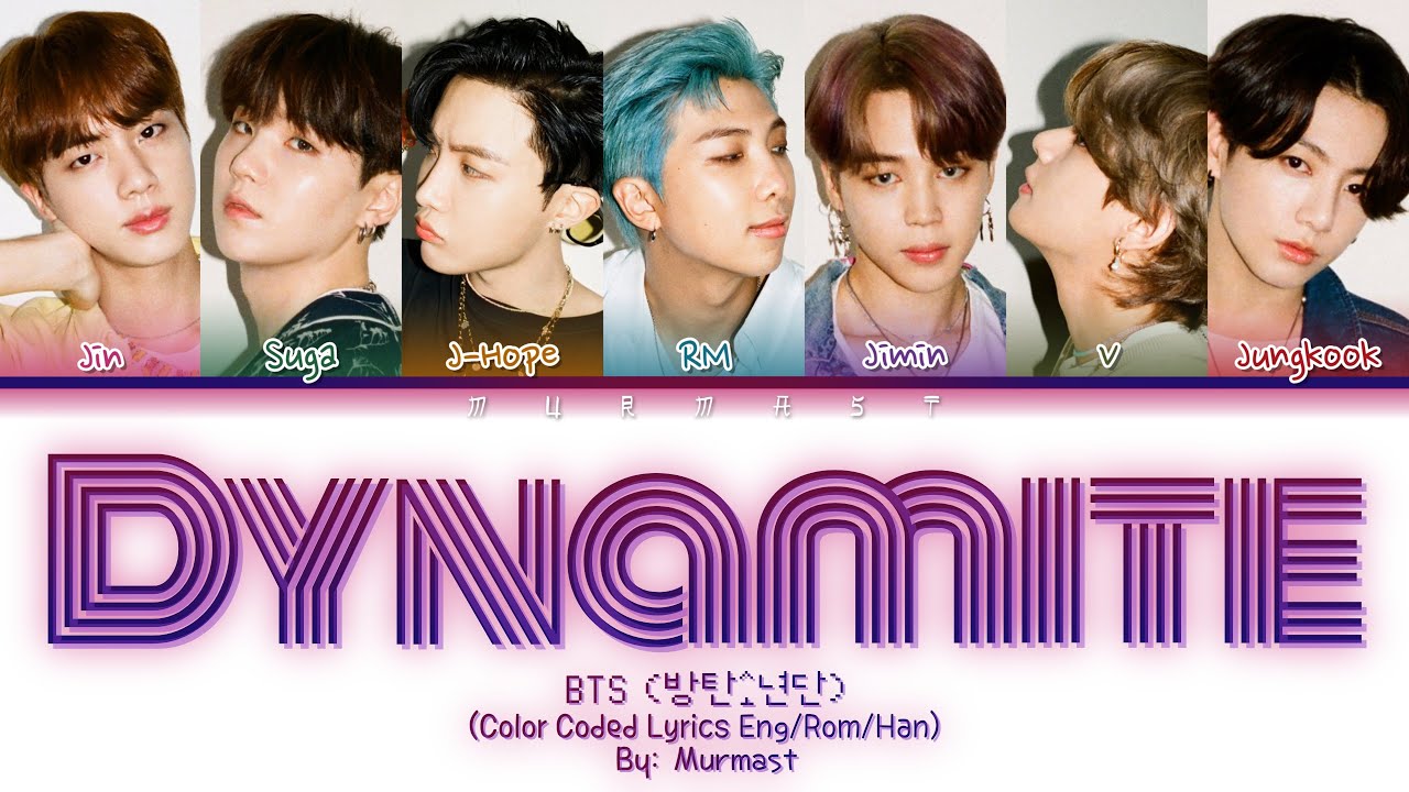 Bts dynamite текст. БТС Дайнамайт. БТС Динамит. BTS (방탄소년단) 'Dynamite'. БТС Color Coded.