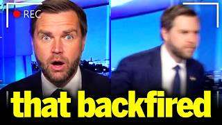 JD Vance Dies Inside on LIVE TV