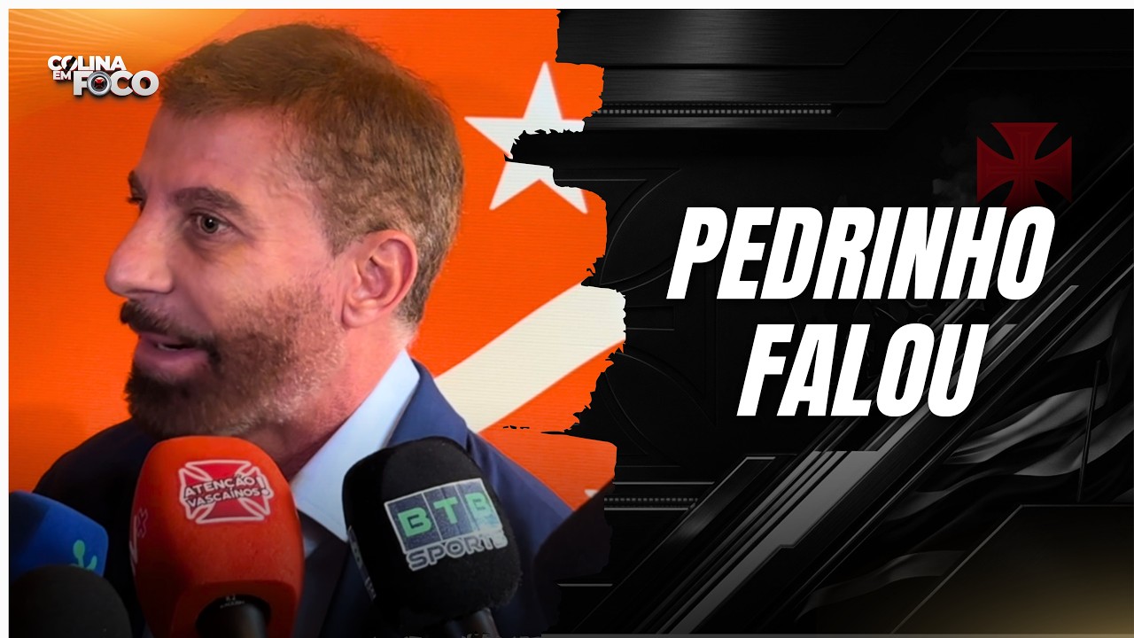 Veja a entrevista completa de Pedrinho após o sorteio das quartas da Copa do Brasil