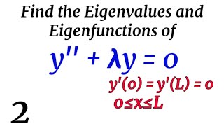 Famous Finding the Eigenvalues and Eigenfunctions of y" + KY = 0 Net Worth