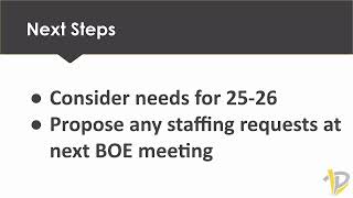 PLCS Board of Education Meeting January 13, 2025