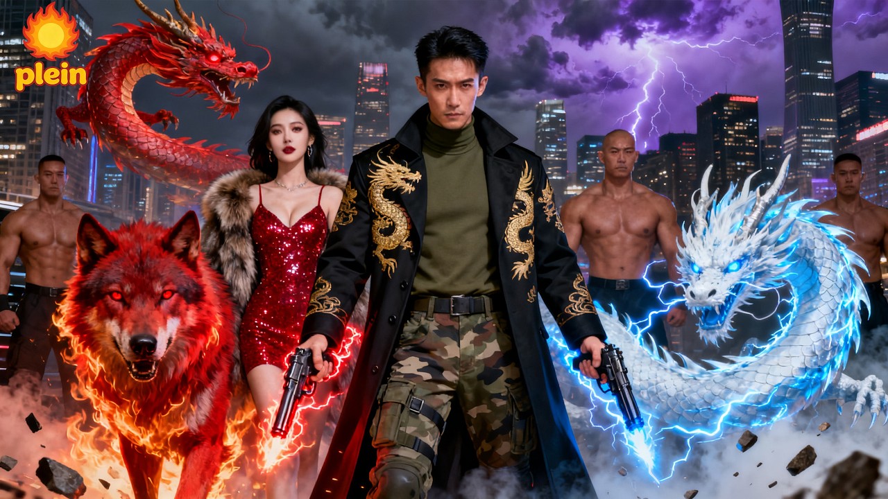 Fille humiliée au mariage :pieds nus sur charbons,gardes s’agenouillent devant le dieu de la guerre!