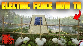 HOW TO MAKE/BUILD NEW ELECTRIC FENCE + "New" Mutant (SOTF)