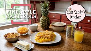 Best Pineapple Casserole Ever | Cheddar Cheese and Buttery Crackers
