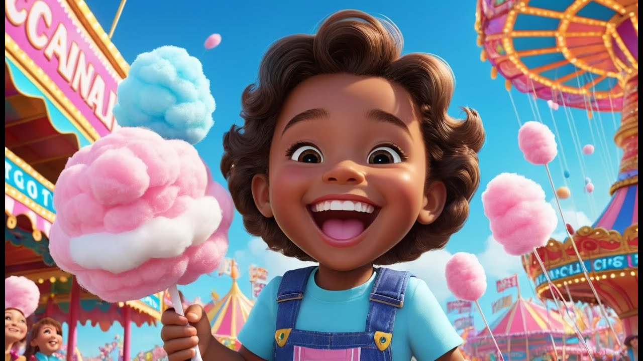 Cotton Candy, Sweet and Light Delight | Sweet Treat Nursery Rhyme for Toddlers