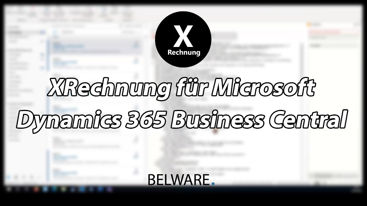 XRechnung als Extension für Microsoft Dynamics 365 Business Central