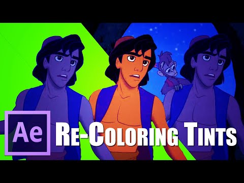 Two Ways to Re-Color Tints 🌈 Tutorial || Adobe After Effects