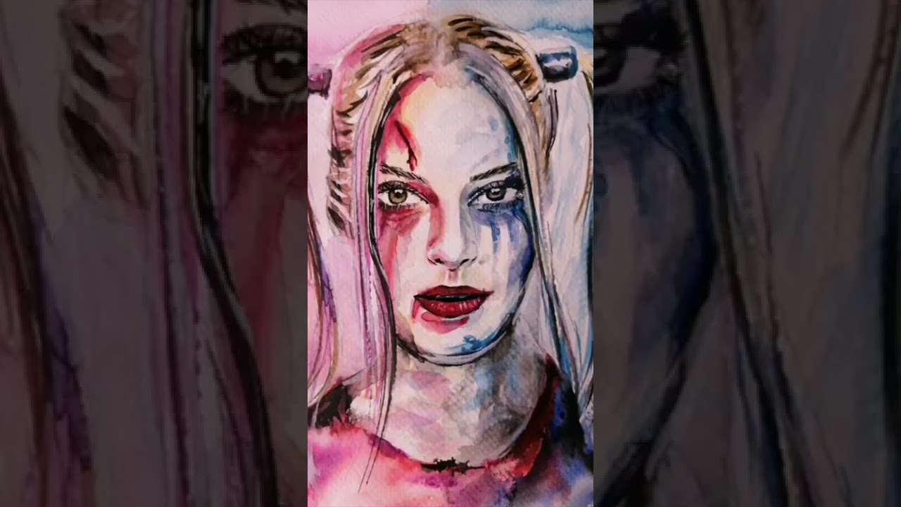 Drawing Harley Queen Suicide Squad 