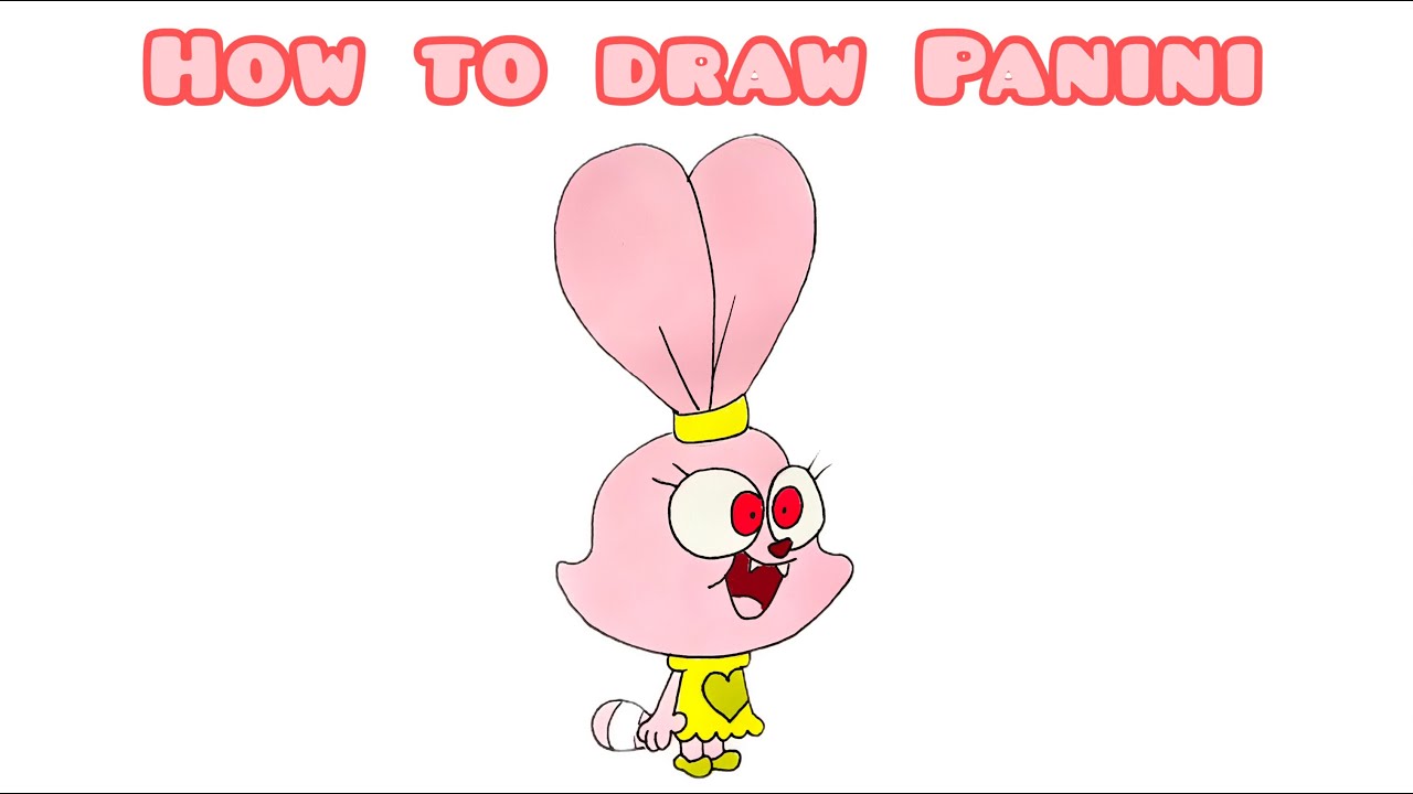 How to Draw Panini – Cat-Bear-Rabbit Hybrid from Chowder Drawing Lesson ...