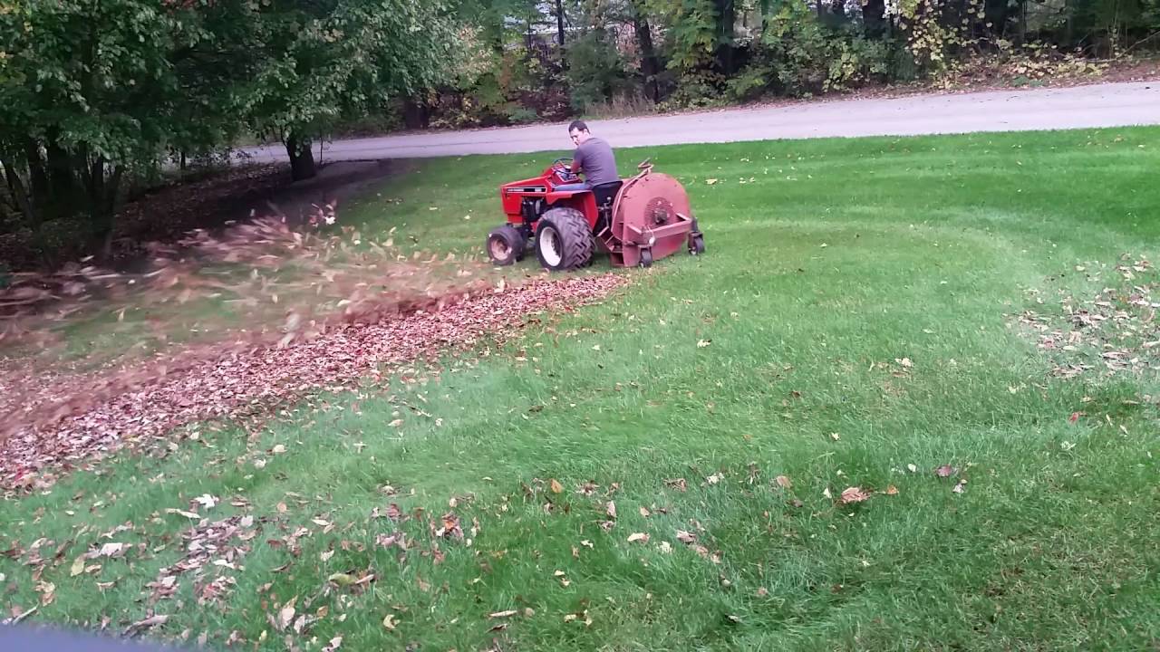 Allis Chalmers 620 with Toro Debris Blower Test