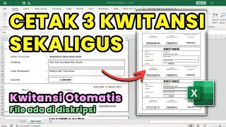 Cara Membuat Kwitansi Otomatis di Excel 2023