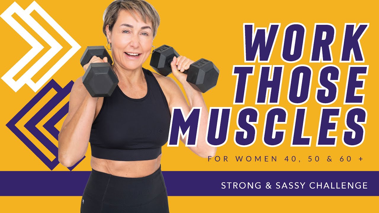 Get Strong At Home: Strength Training For Women Over 40 - YouTube