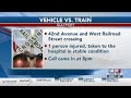 1 injured after train crashes into car in Gulfport