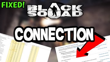 How To LOWER PING & Fix Server/Connection in Black Squad