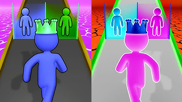 Giant Rush vs Reverse Speed Walkthrough  , iOS  Android  Colour Run New Update ( part : 480 )