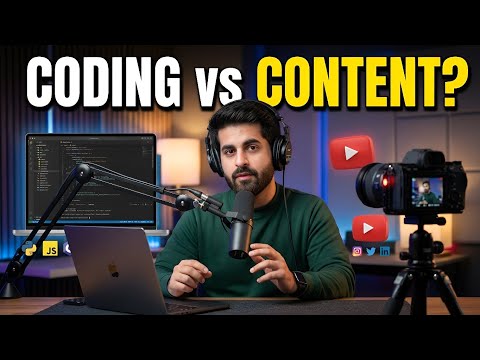 Coding vs Content Creation – Which One Should You Choose? | Neeraj Walia