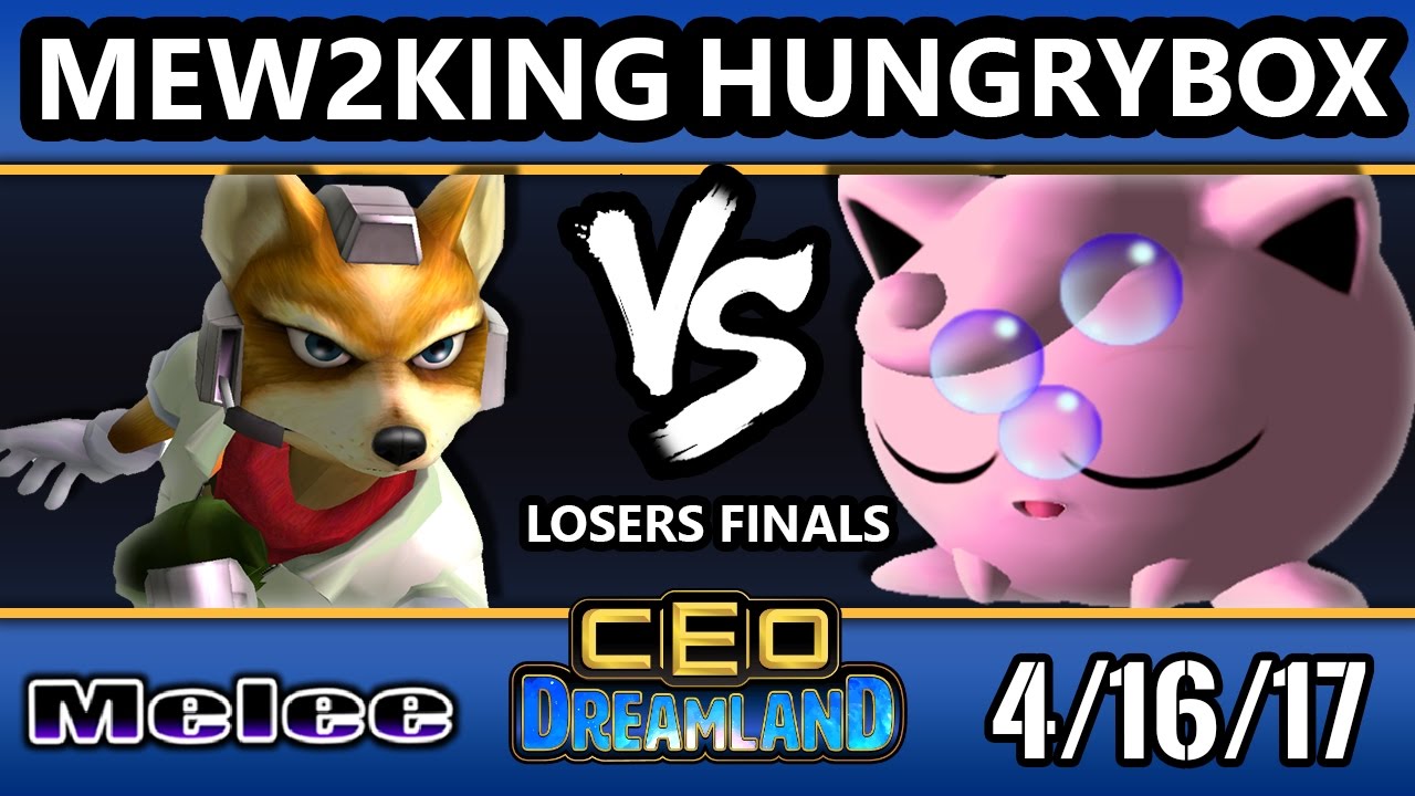 CEO Dreamland 2017 SSBM - Liquid` Hungrybox (Jigglypuff) Vs. FOX MVG | Mew2King Smash Melee LF