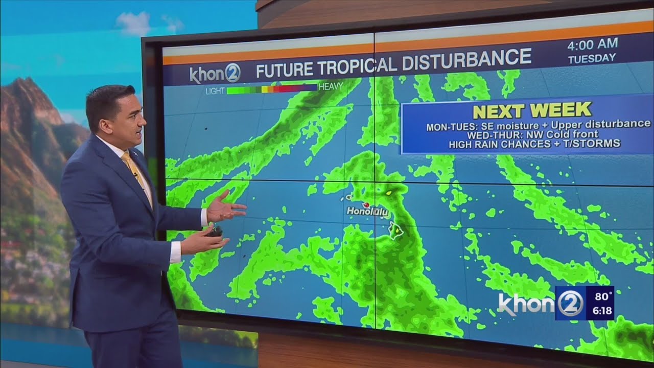 Chances of heavy showers in new week ahead - YouTube