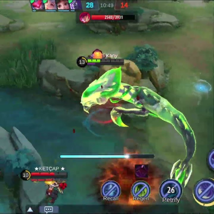 Yu Zhong stops Johnson #shorts #mlbb #yuzhong #johnsonmlbb