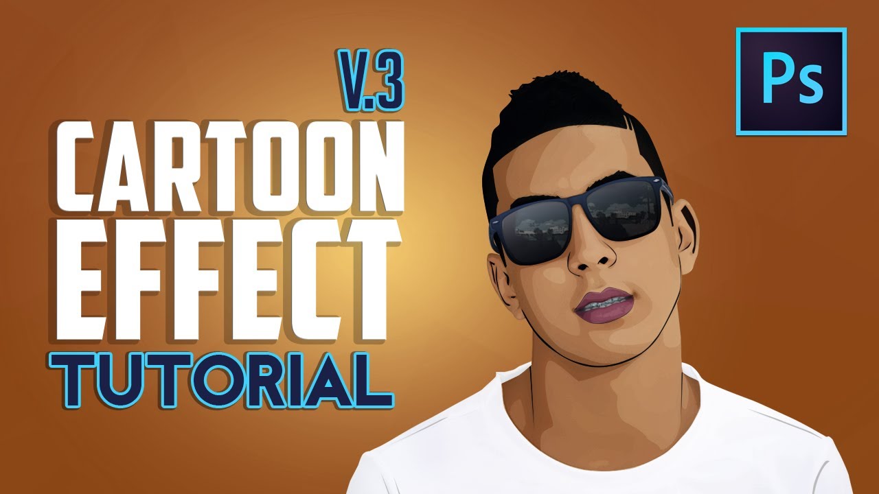 Adobe Photoshop Cartoon effect  YouTube