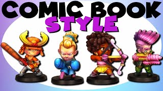 Painting Vibrant Chibi Figures for Board Games!