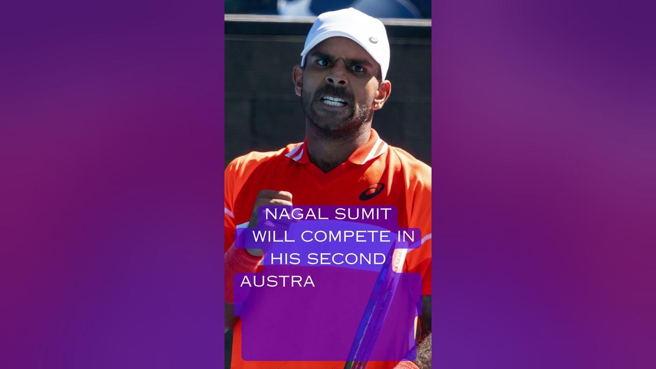 Tennis ATP AO 2024 Nagal Sumit Determined shorts YouTube