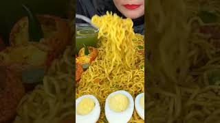 Maggie Noodles asmr mukbang asmrvideo asmreating