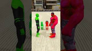 GTA V : Spiderman vs Red Hulk match, who is the richest 😲| #shorts screenshot 4