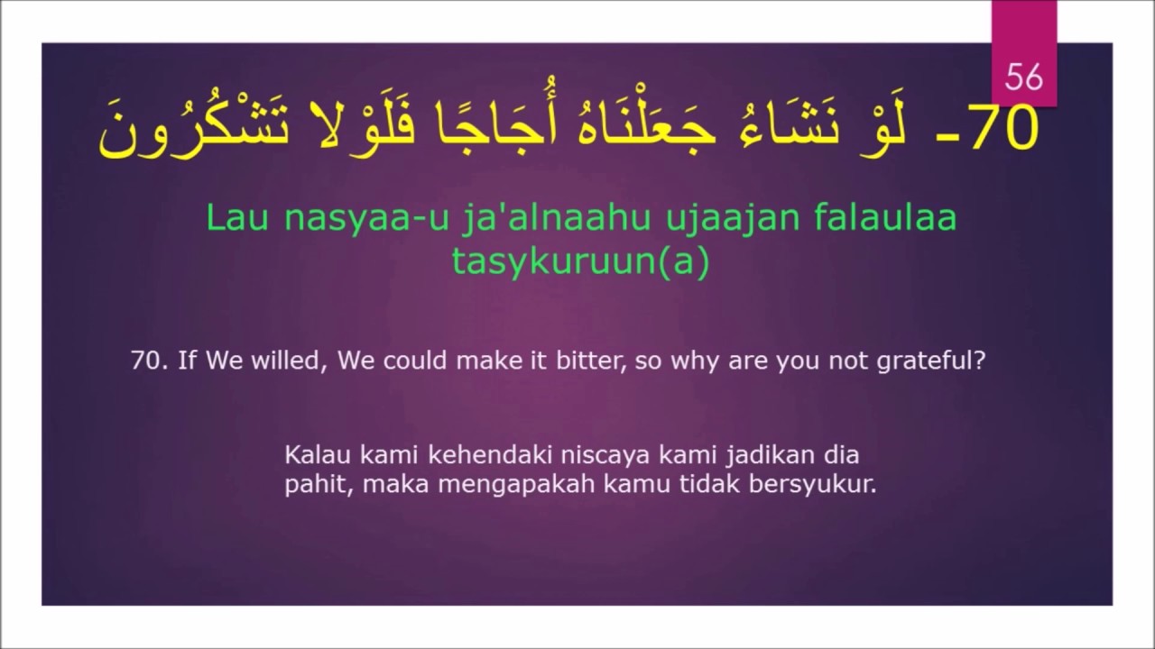 56 Al Waqiah 68 73 The Best And The Easiest Way To Understand And Memorize Surah In Al Qur An  56 Al Waqiah 68 73 The Best And The Easiest Way To Understand And Memorize Surah In Al Qur An