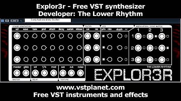 Free VST - Explor3r synth - vstplanet.com