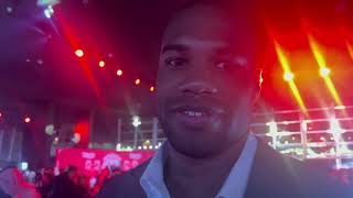 My interview with IBF Heavyweight World Champion     Daniel Dubois at the Ring Magazine Gala night