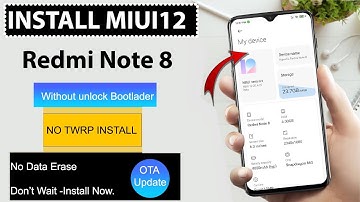 Redmi Note 8 MIUI 12 Update | Install MIUI 11 To MIUI 12 Update On Redmi Note 8