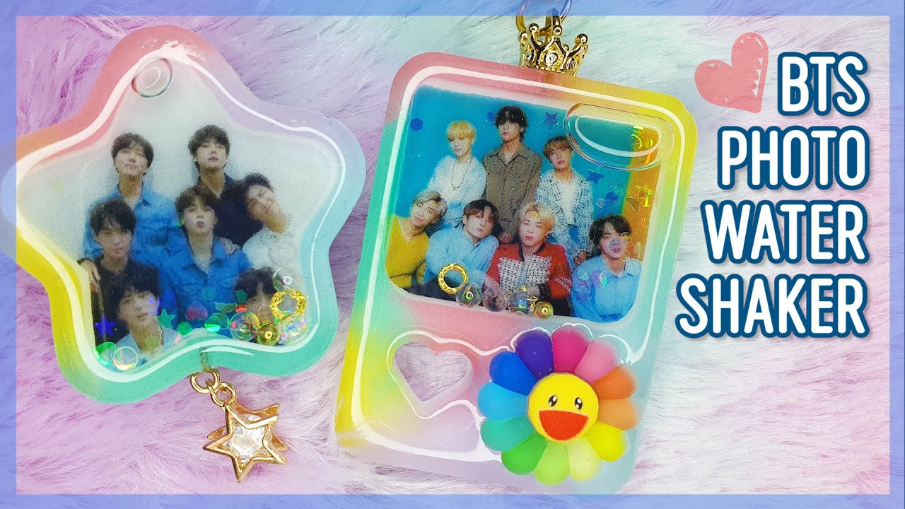 ENG Resin DIY💖BTS사진을 넣은 워터 쉐이커✨BTS PHOTO WATER SHAKER✨watch me resin|Tutorial|craft|resin mold