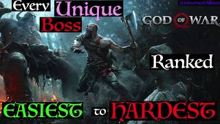 Every Unique Boss in God of War Ranked Easiest to Hardest