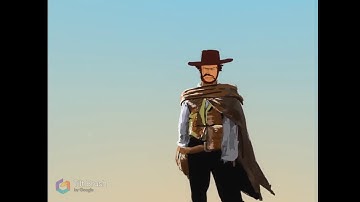 VR Painting - Tiltbrush - Clint Eastwood