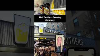 Beer + pizza + downtown vibes 🍕🍻 Half Brothers Brewing is serving up craft beer with