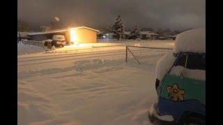 72 hour snowfall time lapse