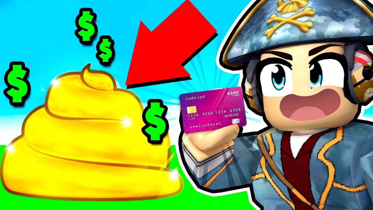 HO SPESO TUTTI I MIEI SOLDI PER LA CACCA D'ORO! - ROBLOX