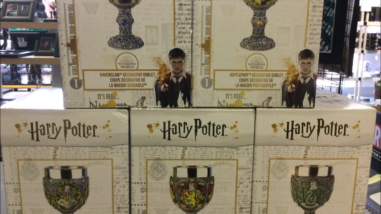 Harry Potter Sculpted Goblets from Enesco YouTube