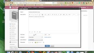 Schoology - Creating Assignments
