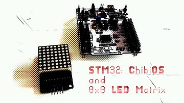 STM32, ChibiOS and 8x8 LED Matrix