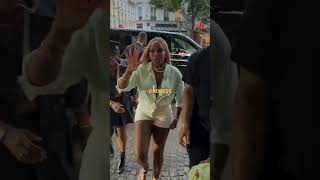 Mary J. Blige Leaving The Cesar Restaurant In Paris Black Beauty Goddess Exclusive